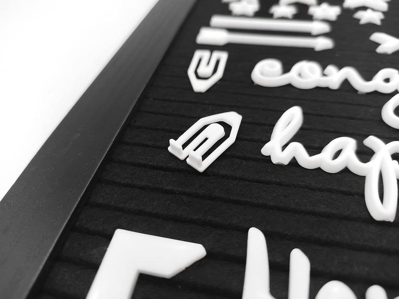 G GAMIT Felt Letter Board Letters Set, Letter Sign Symbol Numbers and Cursive Week and Month Only - Image 5